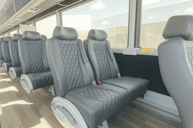 interior of Ocoee Charter Bus charter bus