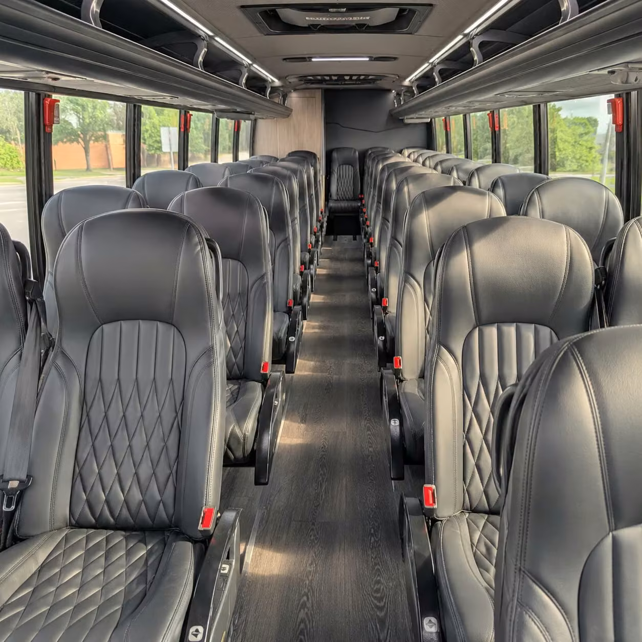 35 passenger minibus inside