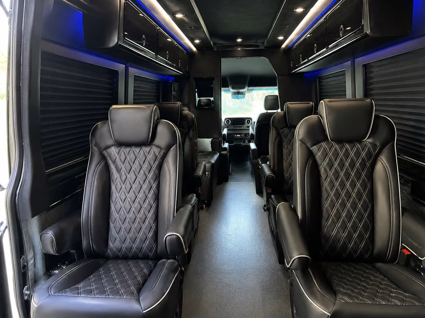 sprinter van with driver interior